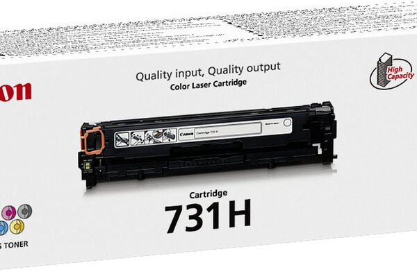 Canon 731H Γνήσιο Toner Laser Εκτυπωτή Μαύρο High Yield 2400 Σελίδων (6273B002)