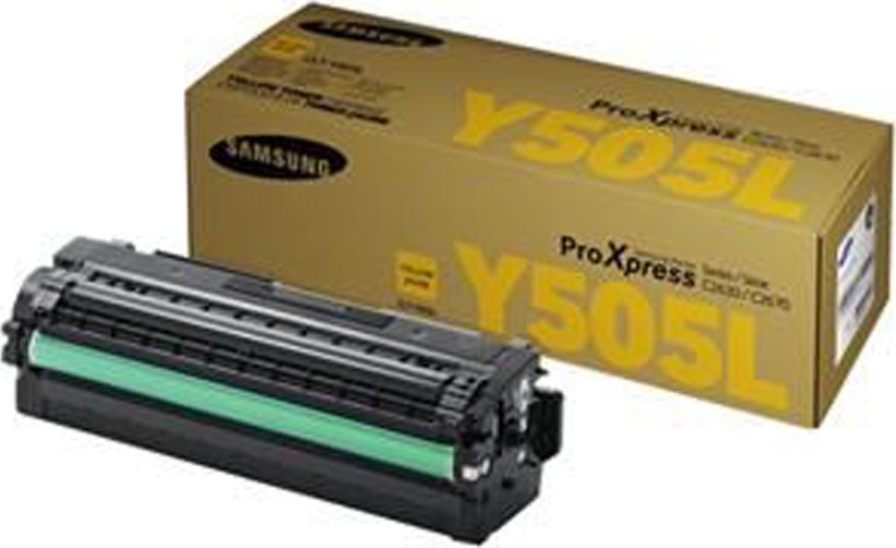 20181119150817_samsung_clt_y505l_yellow_toner_high_yield_su512a Samsung CLT-Y505L Γνήσιο Toner Laser Εκτυπωτή Κίτρινο High Yield 3500 Σελίδων (SU512A) - Image 1