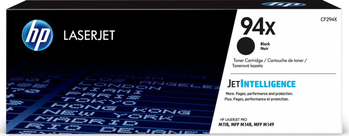 HP 94X Γνήσιο Toner Laser Εκτυπωτή Μαύρο High Yield 2800 Σελίδων (CF294X) - Image 1