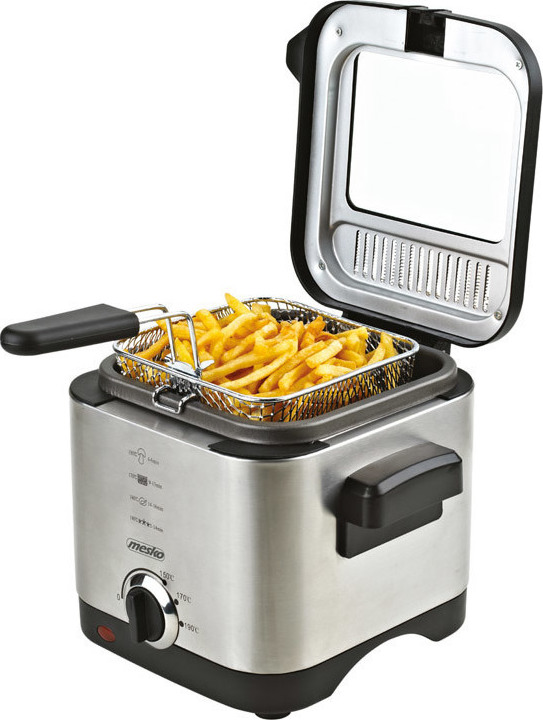 Mesko MS-4910 Φριτέζα 1.5lt Ασημί