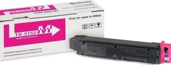 Kyocera TK-5150M Γνήσιο Toner Laser Εκτυπωτή Ματζέντα 10000 Σελίδων (1T02NSBNL0)