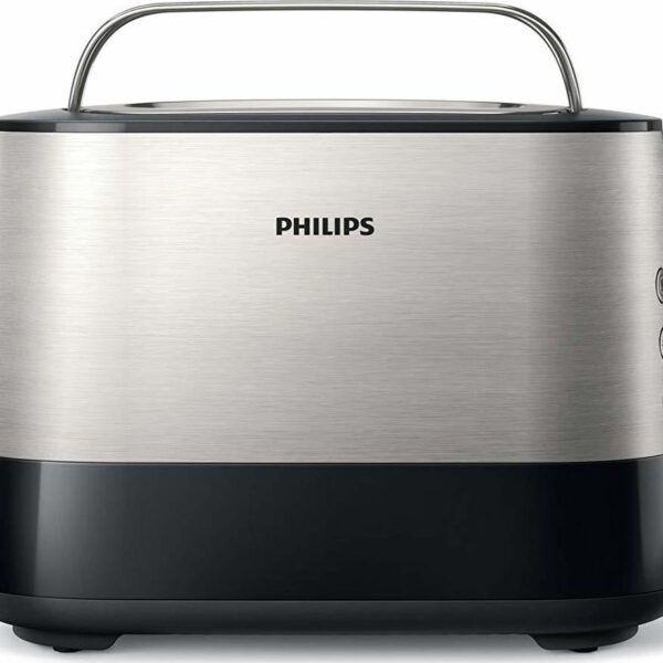 Philips Φρυγανιέρα 2 Θέσεων 1000W Μαύρη