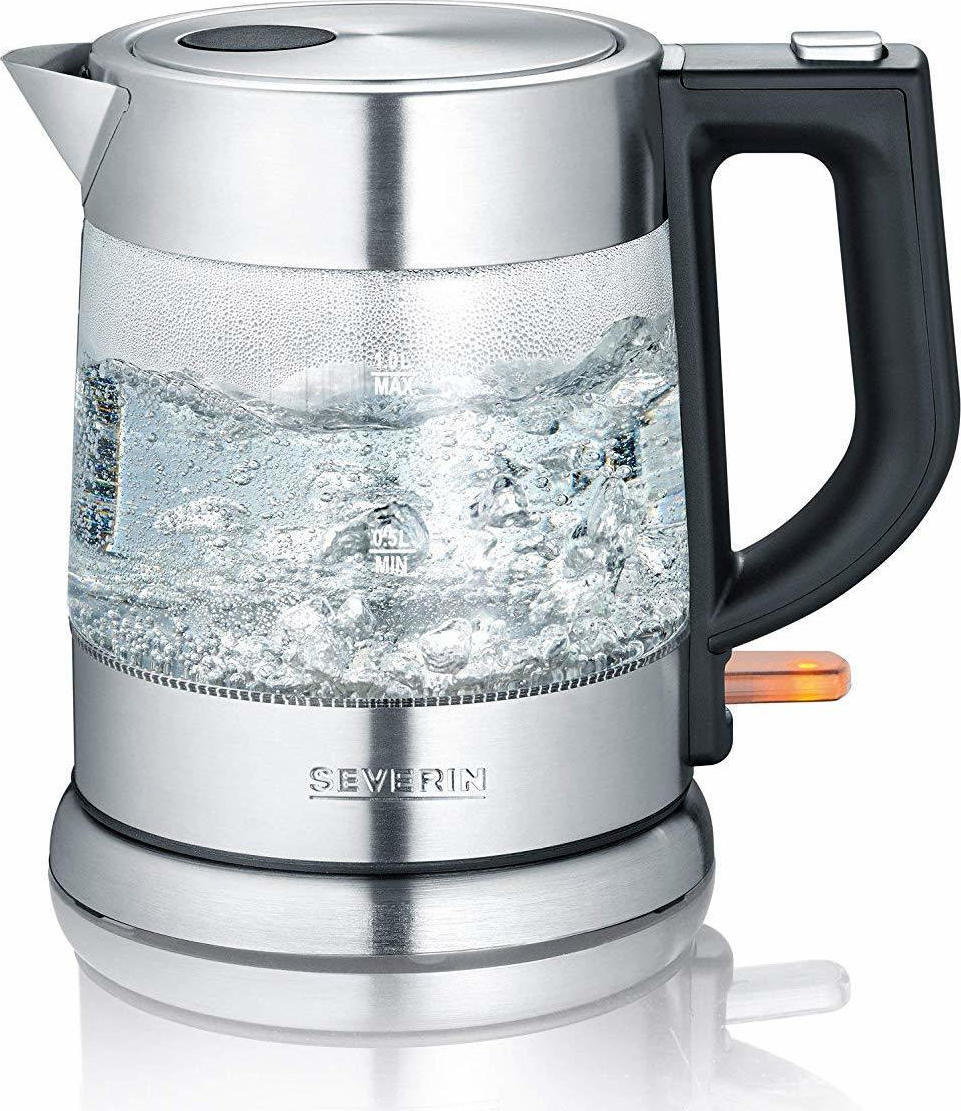 Severin WK 3468 1lt με Ισχύ 2200W Ασημί