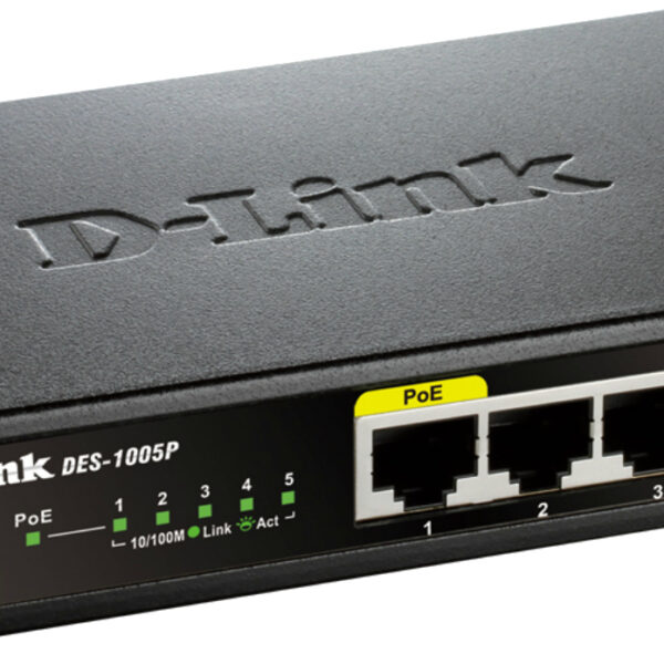 D-Link DGS-1005P Unmanaged L2 PoE+