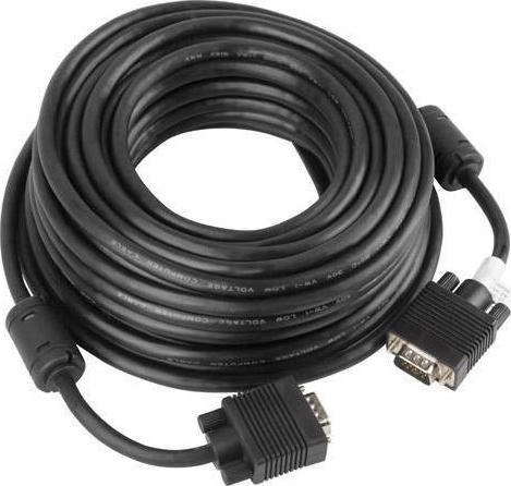 Lanberg Cable VGA male - VGA male 15m (CA-VGAC-10CC-0150-B)