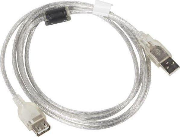 Lanberg USB 2.0 Cable USB-A male - USB-A female 1.8m (CA-USBE-12CC-0018-TR)