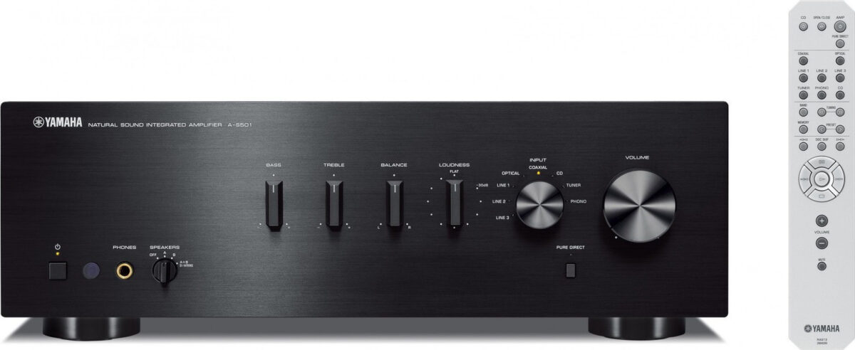 Yamaha A-S501 Ολοκληρωμένος Ενισχυτής Hi-Fi Stereo 120W/4Ω 85W/8Ω S000.30901 Μαύρος - Image 1