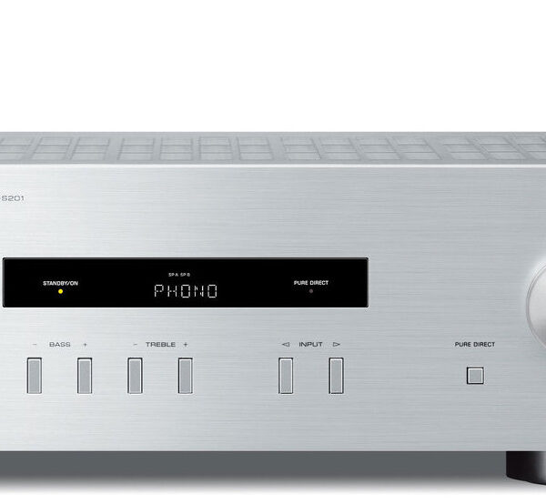 Yamaha A-S201 Ολοκληρωμένος Ενισχυτής Hi-Fi Stereo 140W/4Ω 100W/8Ω S000.30899 Ασημί