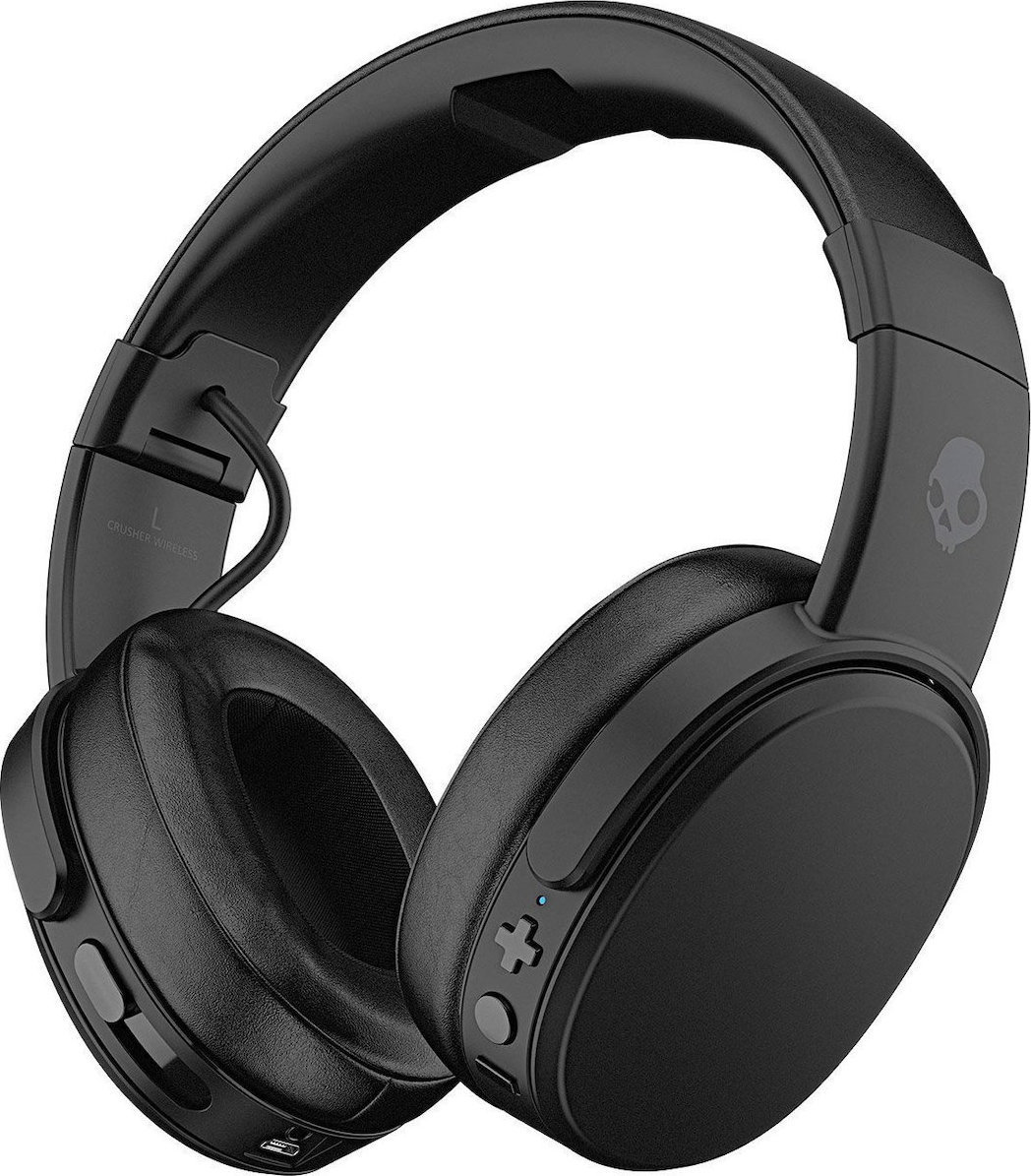 Skullcandy Crusher Wireless Bluetooth / 3.5mm με 40 ώρες Λειτουργίας Μαύρα