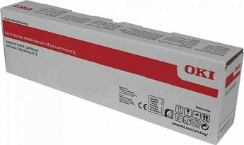 OKI 46861307 Γνήσιο Toner Laser Εκτυπωτή Κυανό High Capacity 10000 Σελίδων