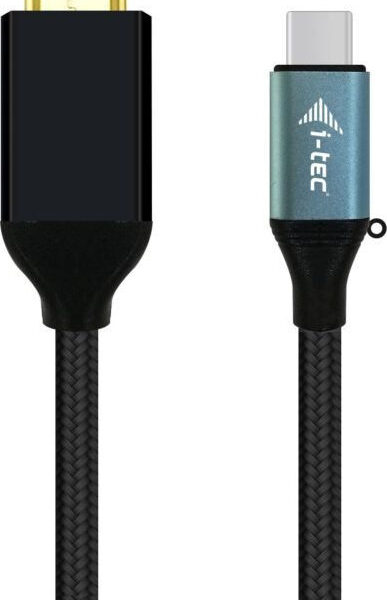 i-tec Braided HDMI male - USB-C male 1.5m Μαύρο (C31CBLHDMI60HZ)