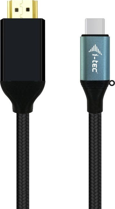 i-tec Braided HDMI male - USB-C male 1.5m Μαύρο (C31CBLHDMI60HZ)