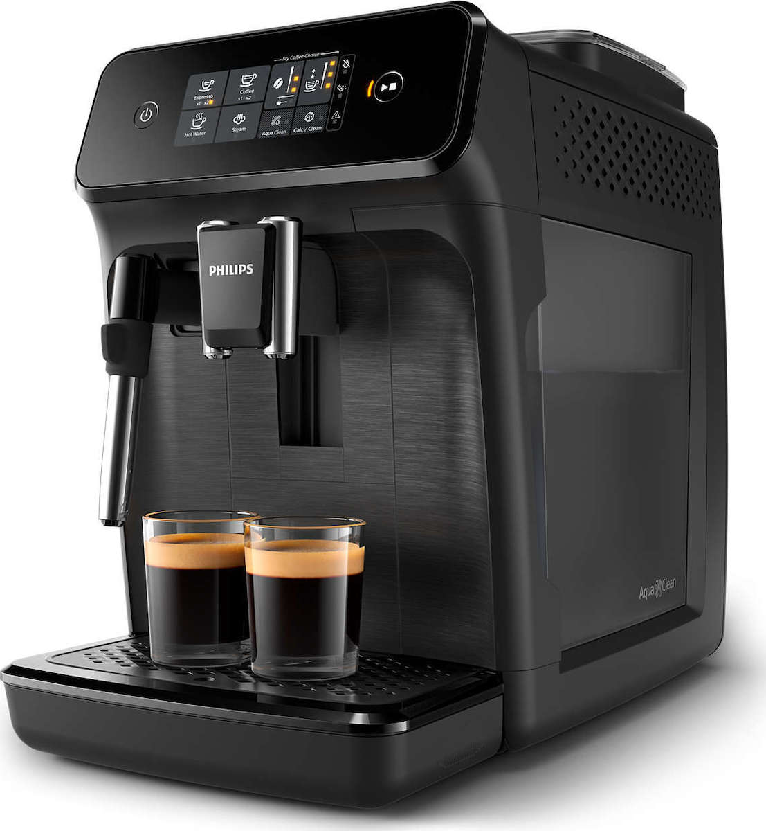 Philips Series 1200 Αυτόματη Μηχανή Espresso 1500W Πίεσης 15bar με Μύλο Άλεσης Μαύρη