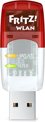 AVM WLAN Stick AC 430 MU-MIMO Ασύρματος USB Αντάπτορας Δικτύου 433Mbps
