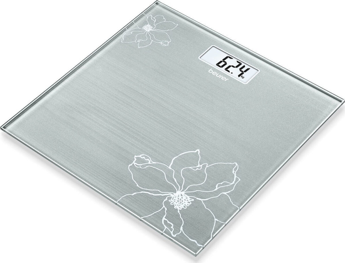 Beurer GS 10 Ψηφιακή Ζυγαριά σε χρώμα Ασημί Flower - Image 1
