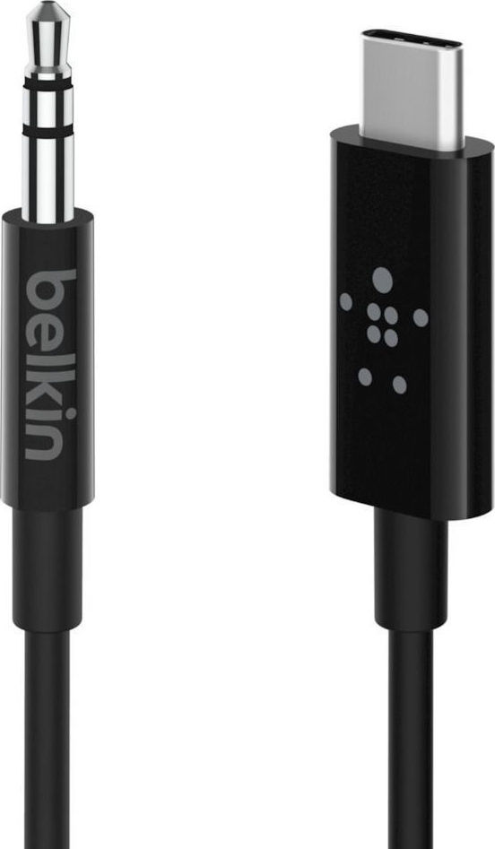 Belkin USB 2.0 USB-C male - 3.5mm 0.9m (F7U079bt03-BLK)