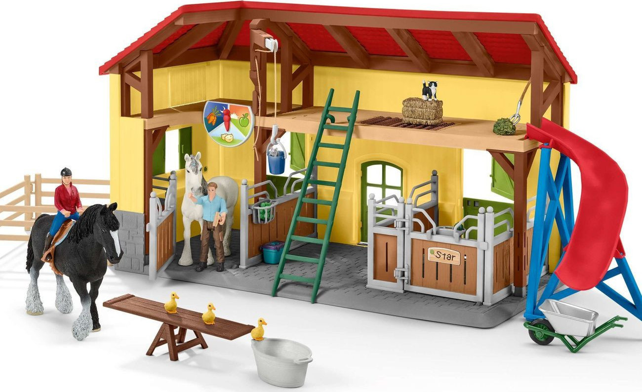Schleich-S Παιχνίδι Μινιατούρα Σετ Horse Club Stable