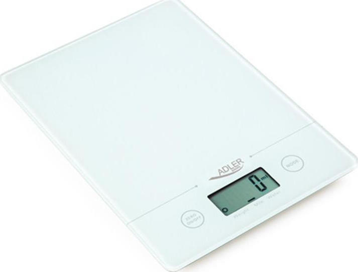 Adler Ψηφιακή Ζυγαριά Κουζίνας 1gr/5kg White