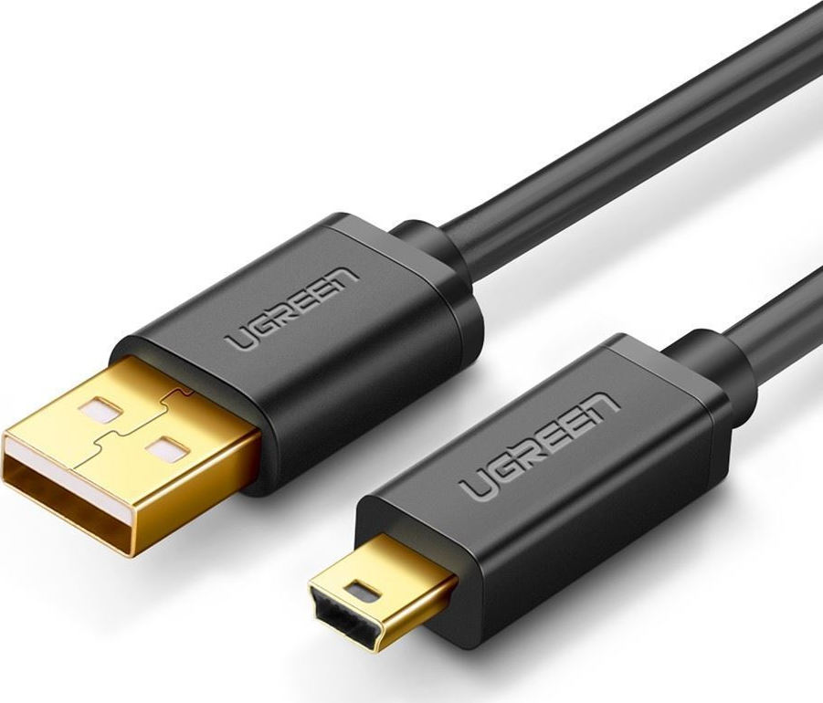 Ugreen USB 2.0 Cable USB-A male - mini USB-B male 3m (10386) - Image 1