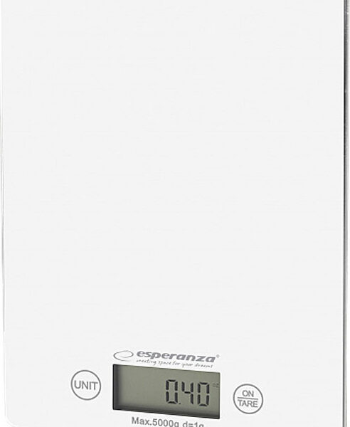 Esperanza Lemon Ψηφιακή Ζυγαριά Κουζίνας 1gr/5kg White