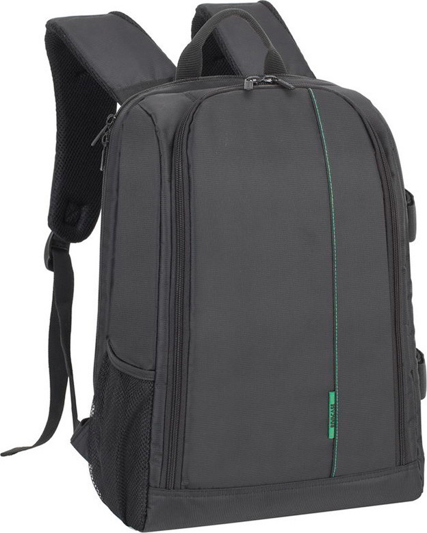 Rivacase Τσάντα Πλάτης Φωτογραφικής Μηχανής PS Backpack σε Μαύρο Χρώμα