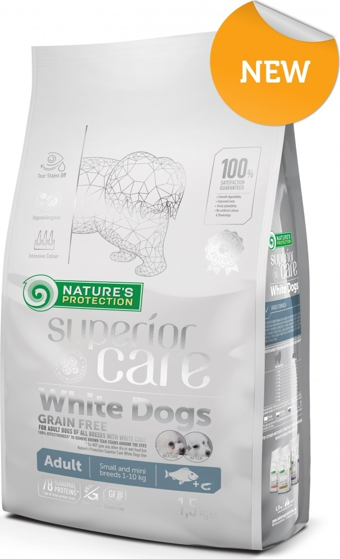 Nature's Protection Superior Care White Dogs Adult Small & Mini