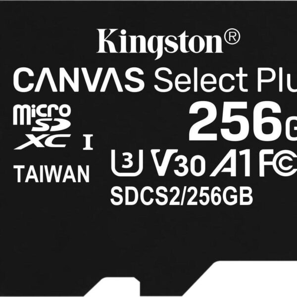 Kingston Canvas Select Plus microSDXC Class 10 U3 V30 A1 UHS-I