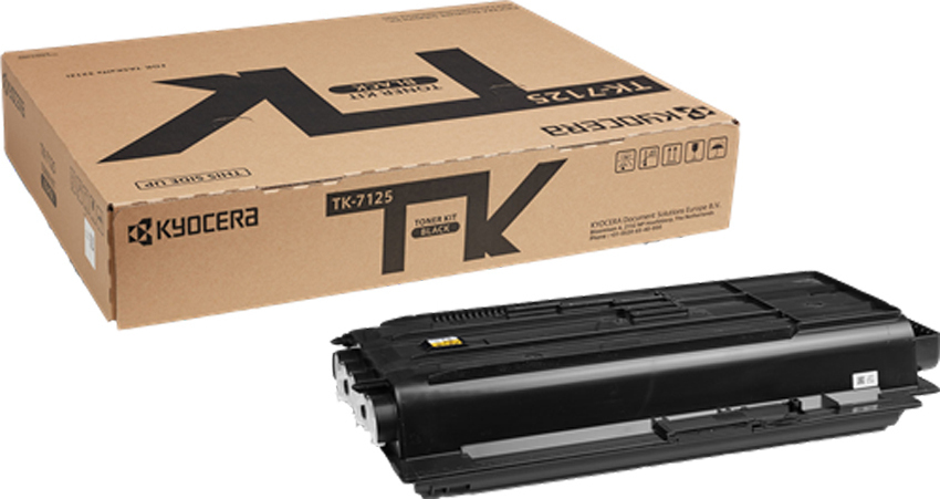 Kyocera TK-7125 Γνήσιο Toner Laser Εκτυπωτή Μαύρο 20000 Σελίδων (1T02V70NL0)
