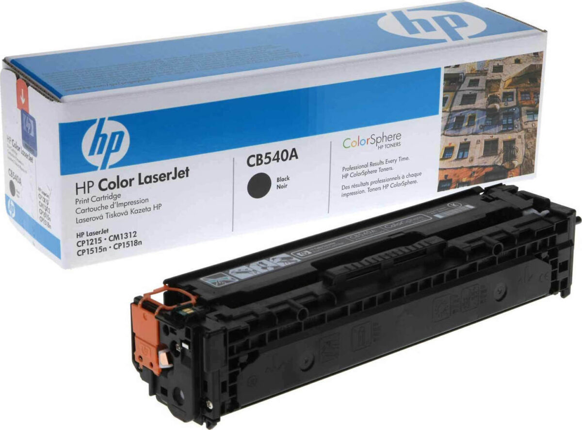 HP 125A Γνήσιο Toner Laser Εκτυπωτή Μαύρο 2200 Σελίδων (CB540A) - Image 4