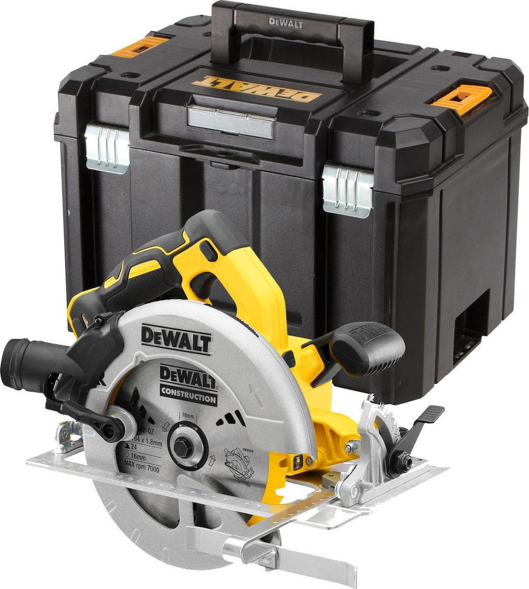 Dewalt Δισκοπρίονο Brushless 18V Solo με Σύστημα Αναρρόφησης