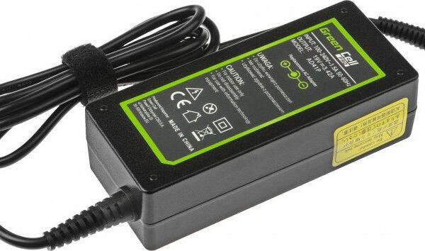Green Cell Φορτιστής Laptop 65W 19V 3.42A για Asus με Αποσπώμενο Καλώδιο Τροφοδοσίας