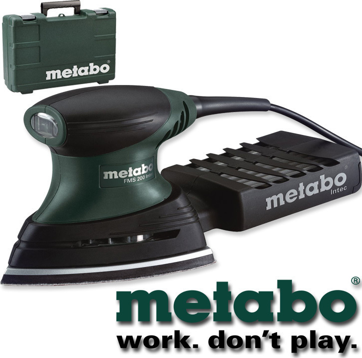 Metabo FMS 200 Intec Τριβείο Δέλτα 200W με Σύστημα Αναρρόφησης
