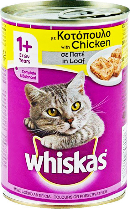 Whiskas Κονσέρβα 400gr