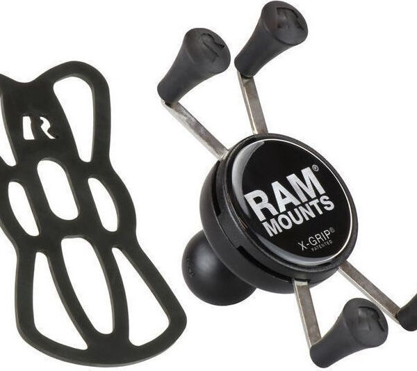 RAM Mount Βάση Κινητού Μοτοσυκλέτας με Ρυθμιζόμενο Βραχίονα για το Τιμόνι