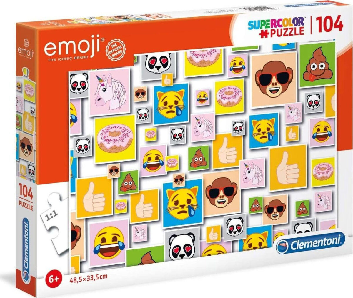 Παιδικό Puzzle XL Emoticons 104pcs για 6+ Ετών Clementoni - Image 1