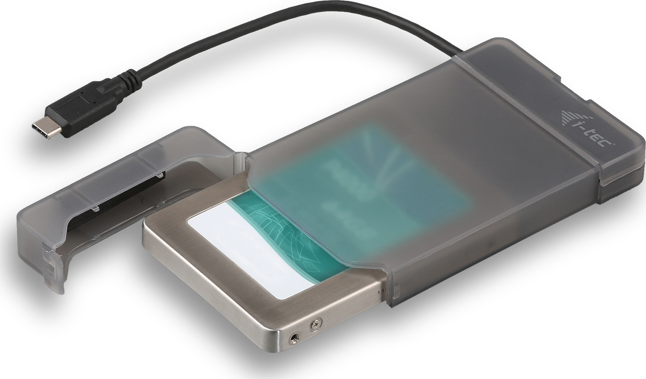 i-tec MySafe Θήκη για Σκληρό Δίσκο 2.5" SATA III με σύνδεση USB3.0 σε Διάφανο χρώμα