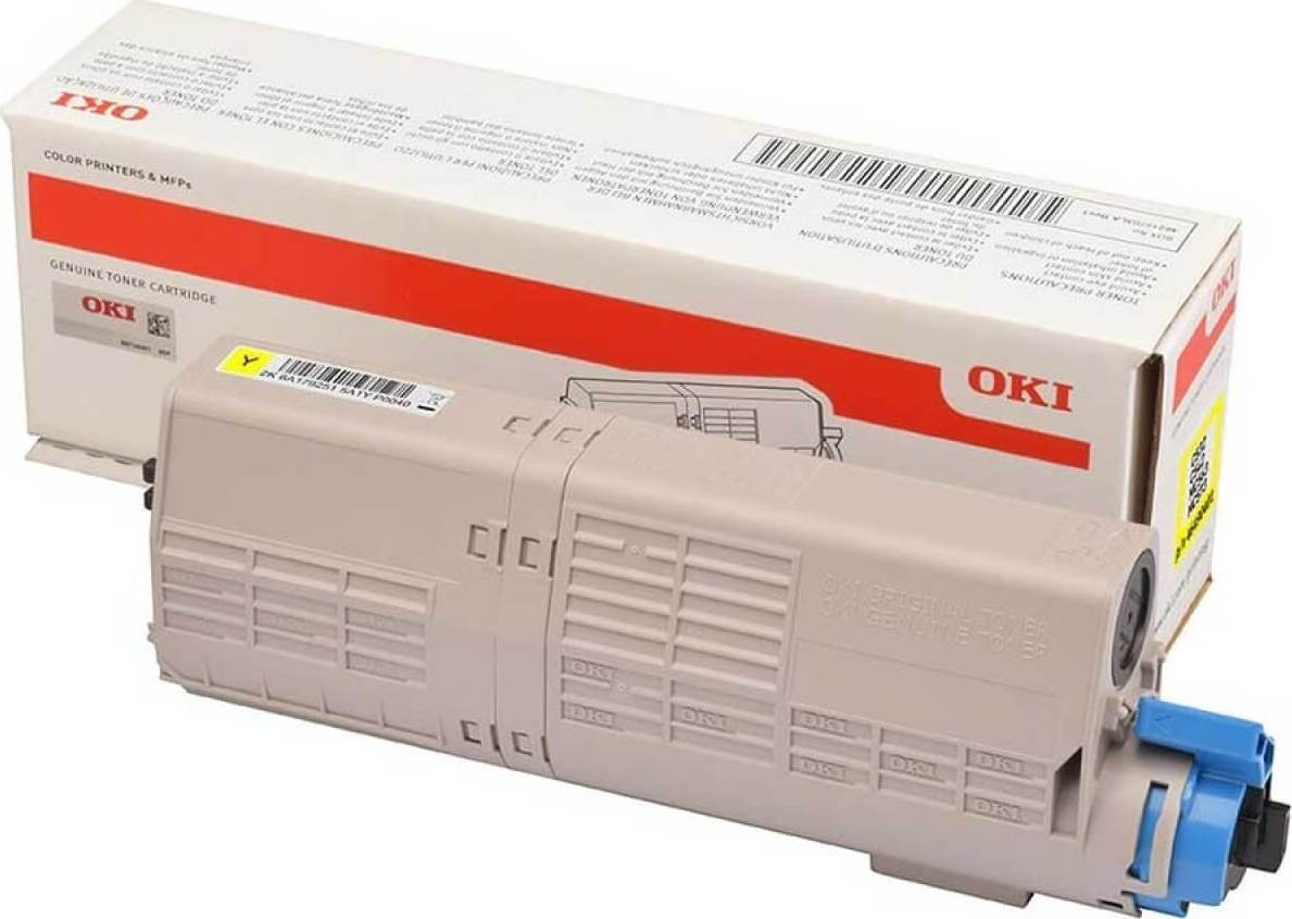OKI 46490401 Γνήσιο Toner Laser Εκτυπωτή Κίτρινο 1500 Σελίδων