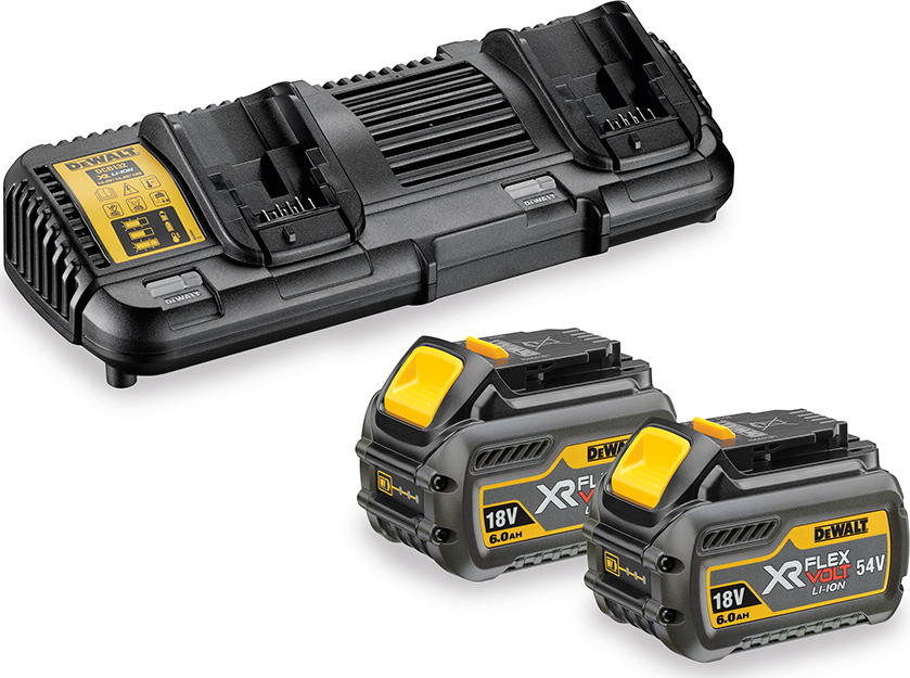 Dewalt Σετ 2 Μπαταριών Εργαλείου Λιθίου 18V με Φορτιστή DCB132T2