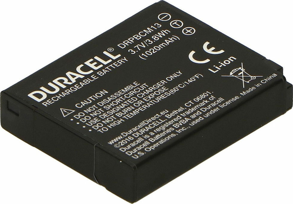 Duracell Μπαταρία Φωτογραφικής Μηχανής DRPBCM13 Ιόντων-Λιθίου (Li-ion) 1020mAh Συμβατή με Panasonic