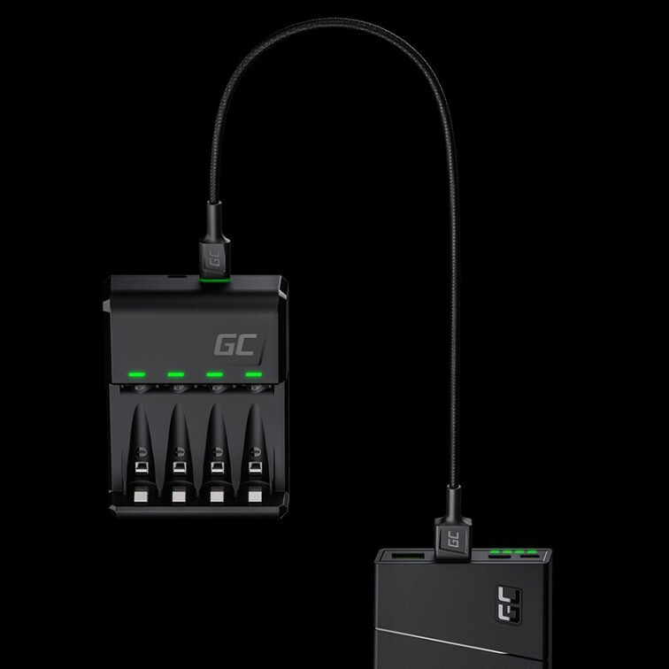 20200731110019_37c52758 Green Cell VitalCharger USB 4 Μπαταριών Ni-MH Μεγέθους AA/AAA - Image 2