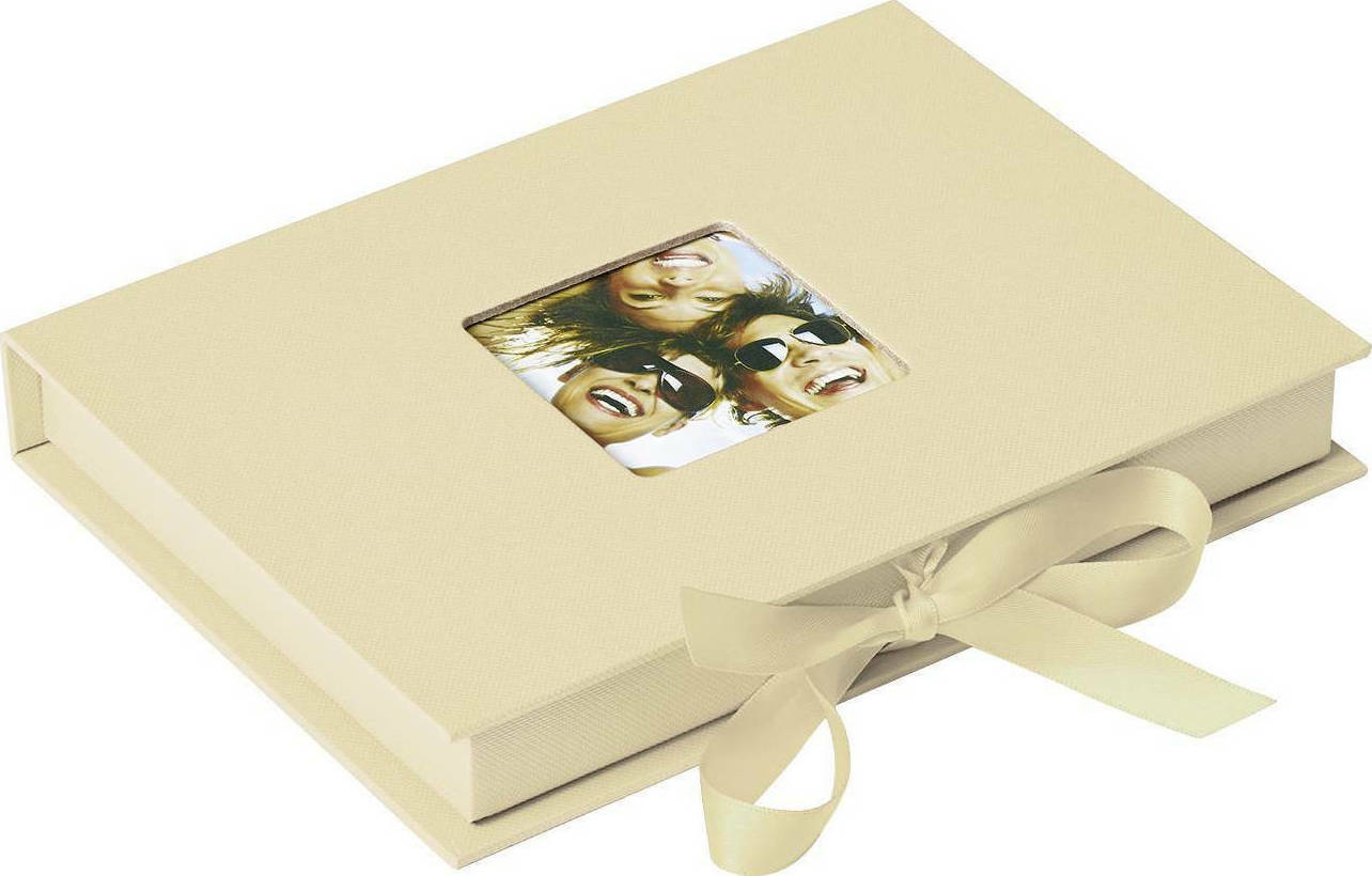 Walther Άλμπουμ Gift Box Fun για 70 Φωτογραφίες Διαστάσεων 13x18εκ. Creme 30x15εκ.