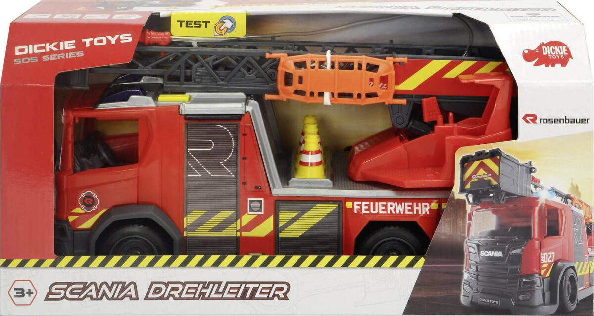 Dickie Scania Turntable Ladder για 3+ Ετών - Image 1