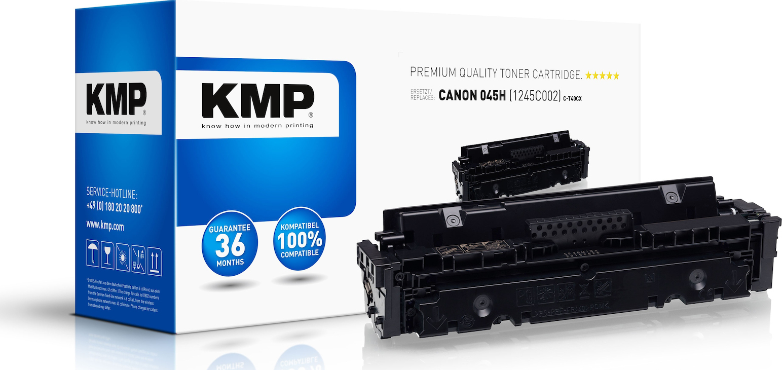 KMP C-T40CX Συμβατό Toner για Laser Εκτυπωτή Canon 045 1245C002 2200 Σελίδων Κυανό