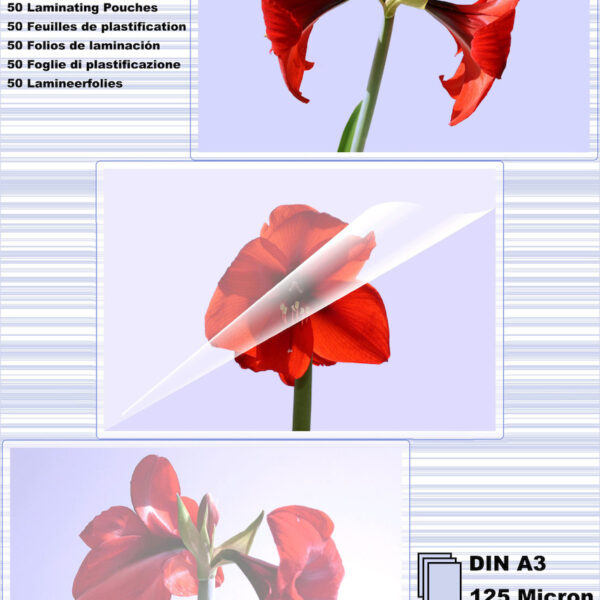 Olympia Din A3 125 Micron Φύλλα Πλαστικοποίησης 50 Τμχ.