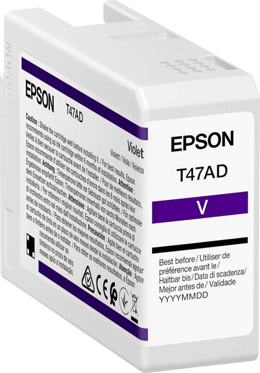 Epson T47AD UltraChrome Pro 10 Γνήσιο Μελάνι Εκτυπωτή InkJet Μωβ (C13T47AD00)