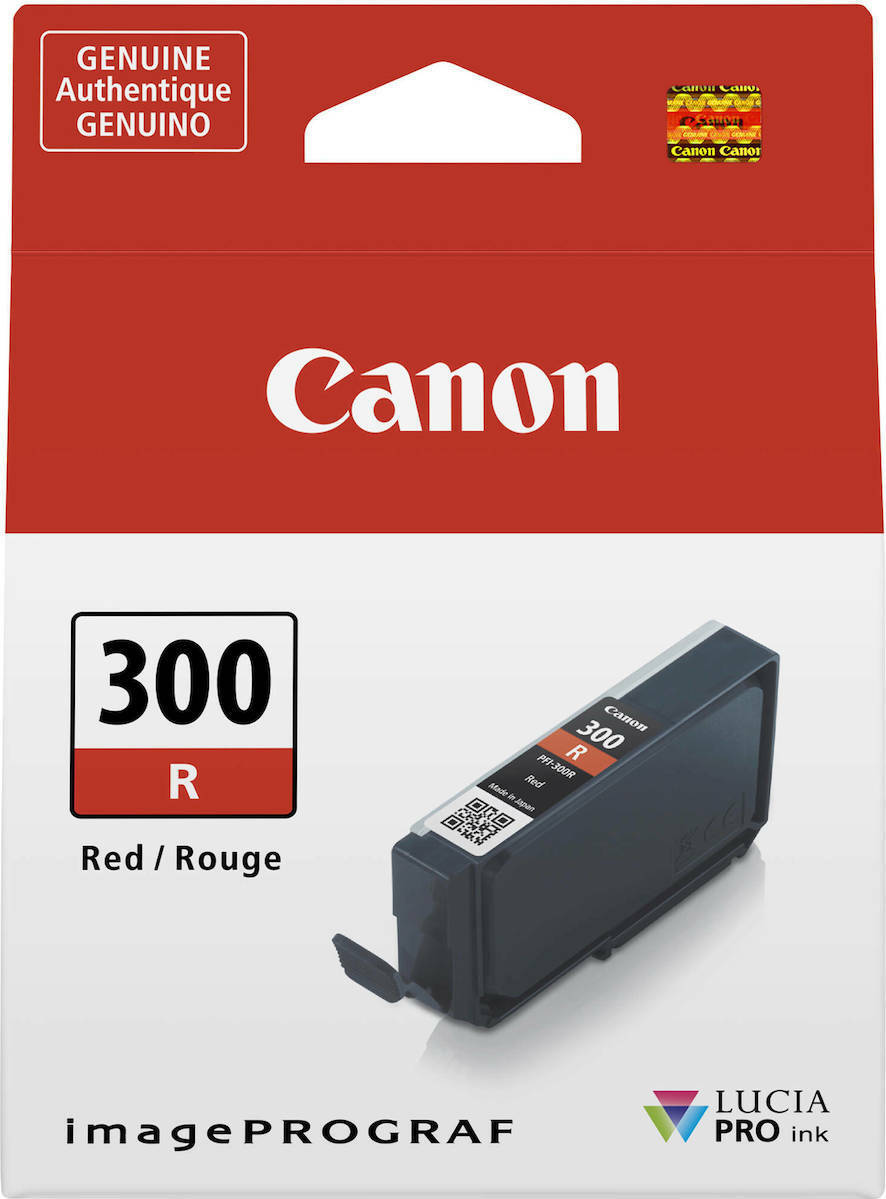 Canon PFI-300 Γνήσιο Μελάνι Εκτυπωτή InkJet Κόκκινο (4199C001)