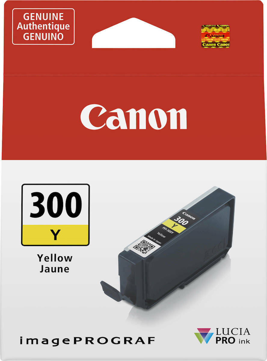 Canon PFI-300 Γνήσιο Μελάνι Εκτυπωτή InkJet Κίτρινο (4196C001)