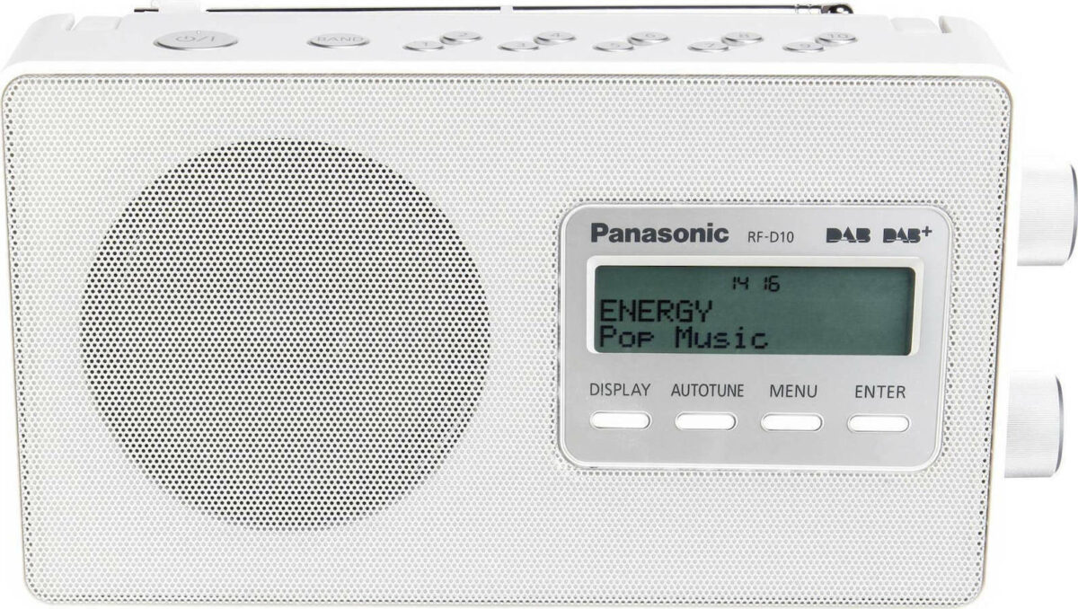 Panasonic RF-D10EG Φορητό Ραδιόφωνο Μπαταρίας DAB+ Λευκό - Image 1