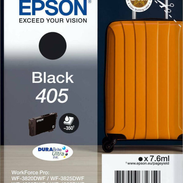 Epson 405 Γνήσιο Μελάνι Εκτυπωτή InkJet Μαύρο (C13T05G14010)