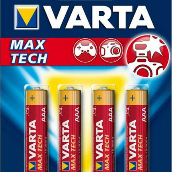 Varta Max Tech AAA 1.5V 4τμχ 04703110404